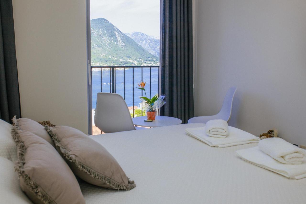 Brand New Studio With Panorama View Kotor Buitenkant foto